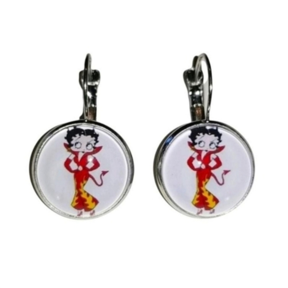 Handcrafted Betty Boop Earrings
